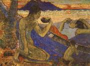 Paul Gauguin The Dug-Out oil on canvas